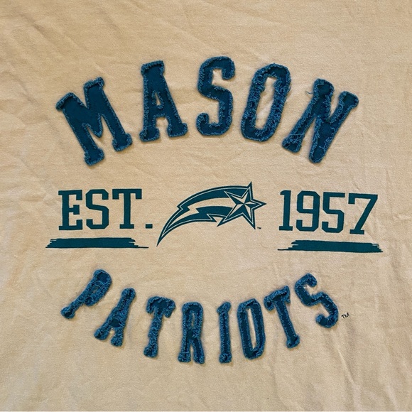 George Mason Patriots Blue84 Garment Dyed Gold T-Shirt Size XL - Picture 4 of 6
